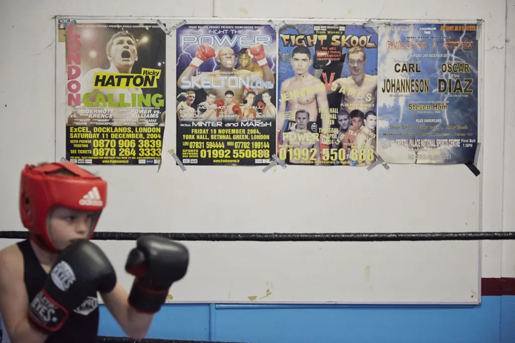 West Ham Amateur Boxing Club — documentary and portrait photograph in London, UK, frame 18 of 28.